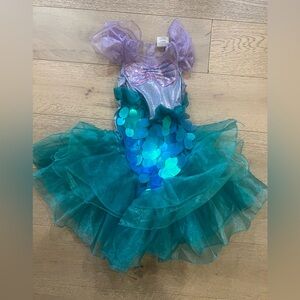 Disney - The Little Mermaid Costume - Gently Used - Size 4T + Ariel Wig